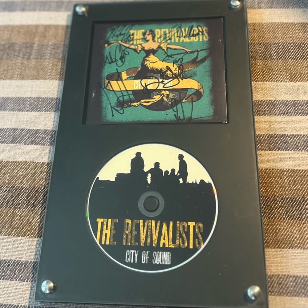 The Revivalists Framed autographed album City of Sound collectible memorabilia - Picture 3 of 9